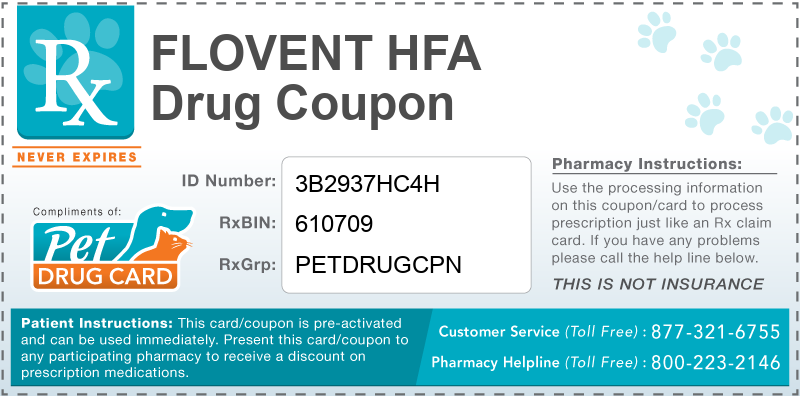 This Flovent HFA coupon provides significant prescription savings at pharmacies nationwide