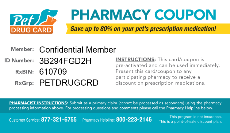 pet medication coupons